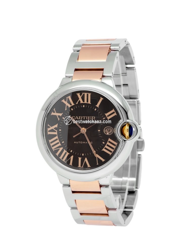 Cartier Ballon Bleu 42mm Mens watch Unisex Automatic Gold Steel W6920032