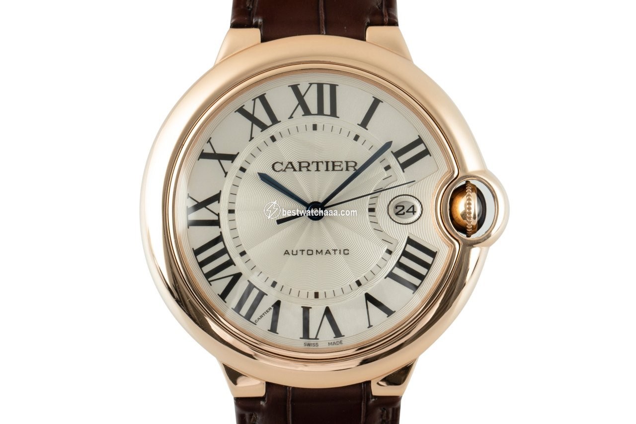 Cartier Ballon Bleu 42mm Mens watch Unisex Automatic Red gold W6900651
