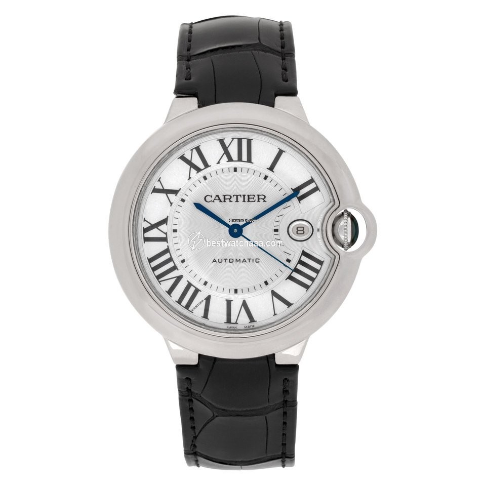 Cartier Ballon Bleu 42mm Mens watch Unisex Automatic White gold W6901351