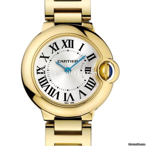 Cartier Ballon Bleu 28mm Womens watch Quartz Yellow gold W69001Z2