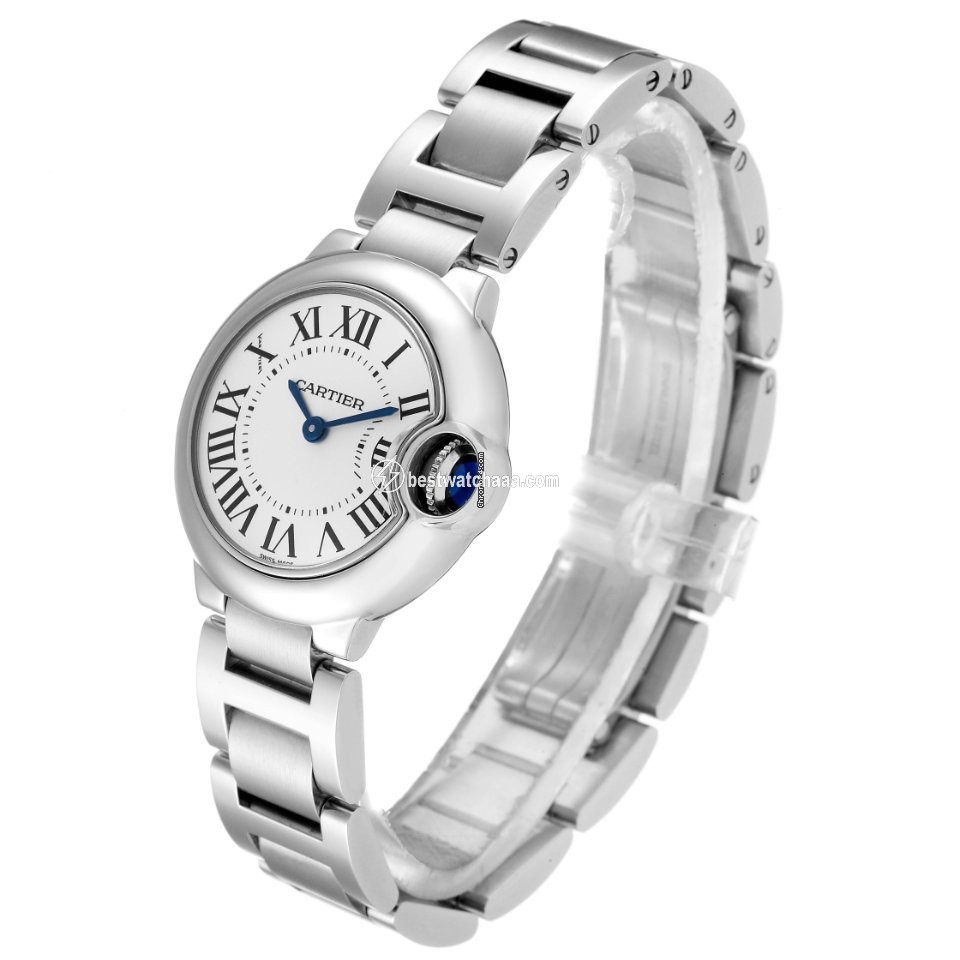 Cartier Ballon Bleu 28mm Womens watch Quartz Steel W69010Z4 - gallery