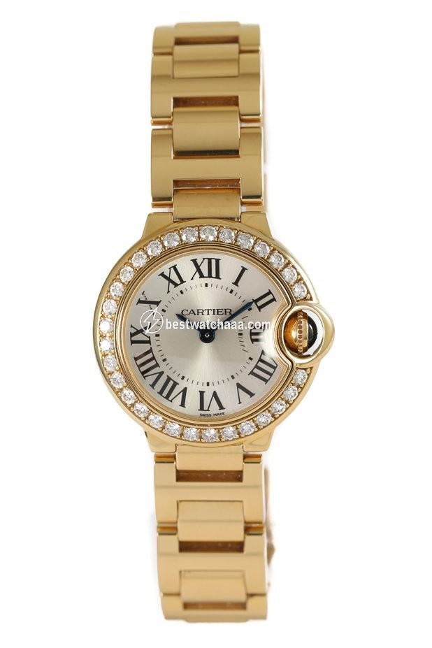 Cartier Ballon Bleu 28mm Womens watch Quartz Yellow gold WE9001Z3