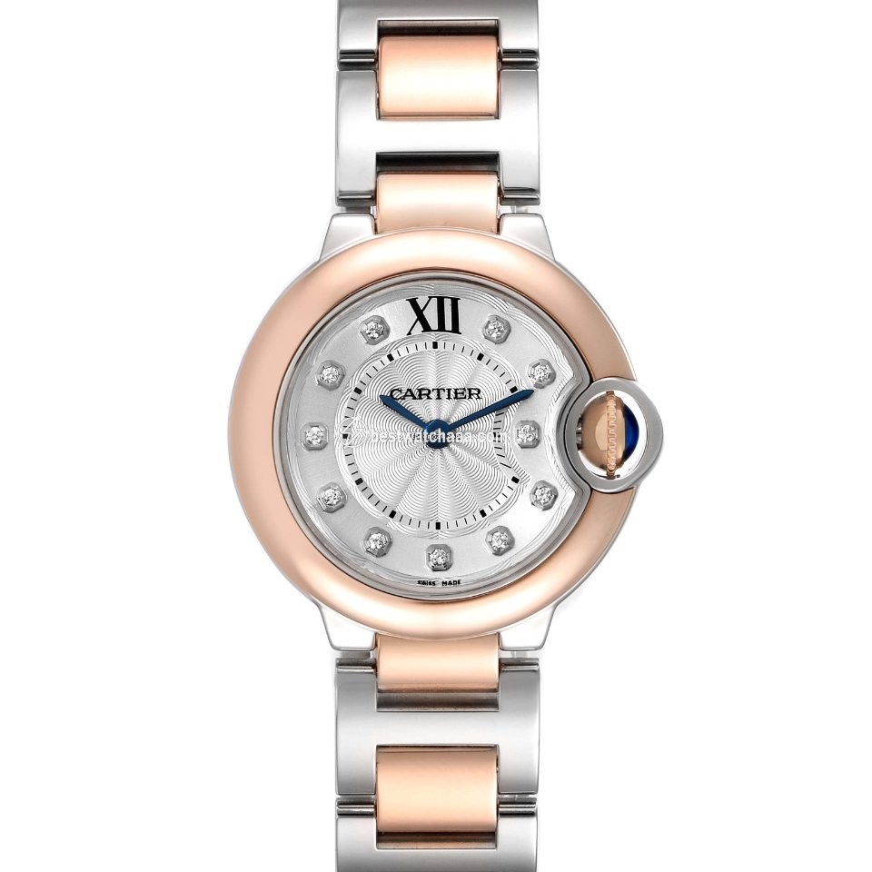 Cartier Ballon Bleu 28mm Womens watch Quartz Gold Steel W3BB0005