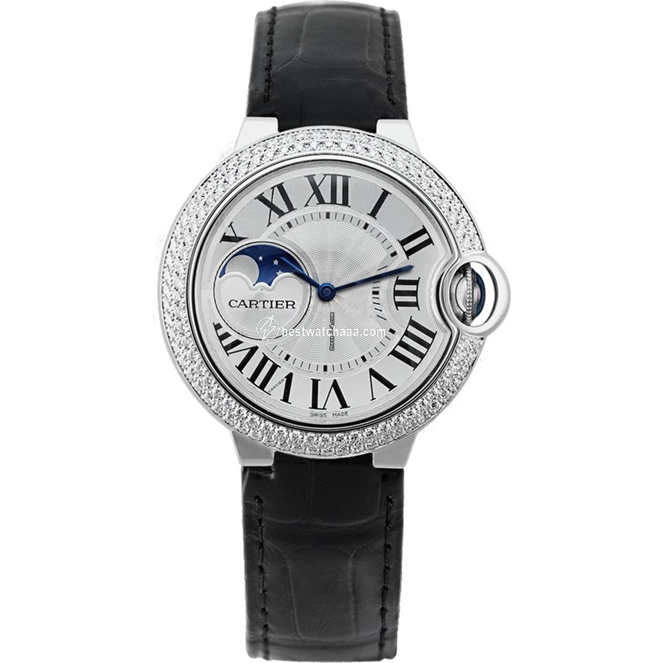 Cartier Ballon Bleu 28mm Mens watch Unisex Automatic White gold WJBB0028