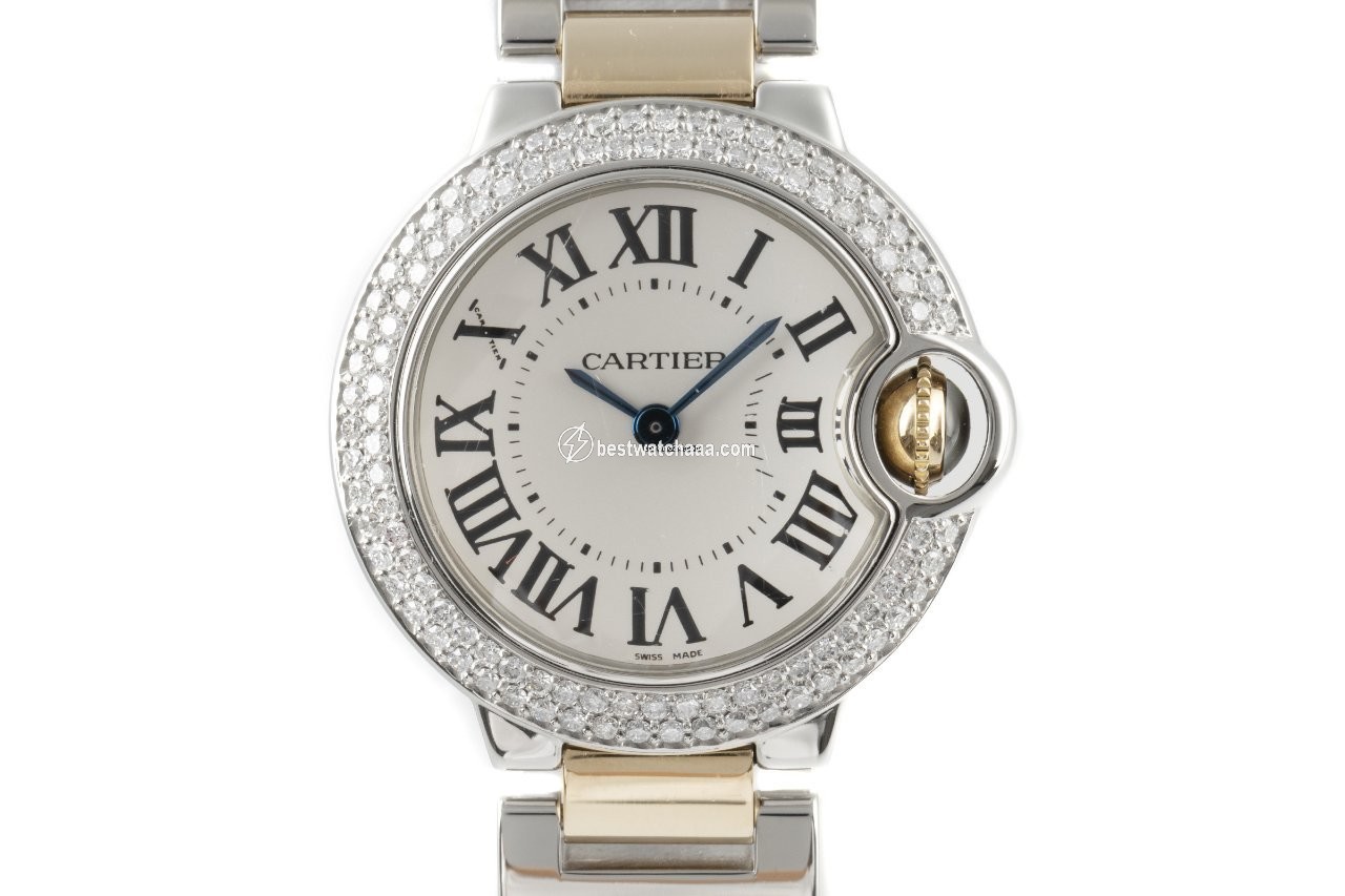Cartier Ballon Bleu 28mm Womens watch Quartz Steel W2BB0010