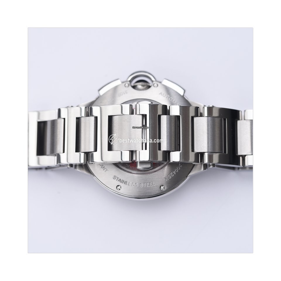 Cartier Ballon Bleu 44mm Mens watch Unisex Automatic Steel W6920078 - gallery