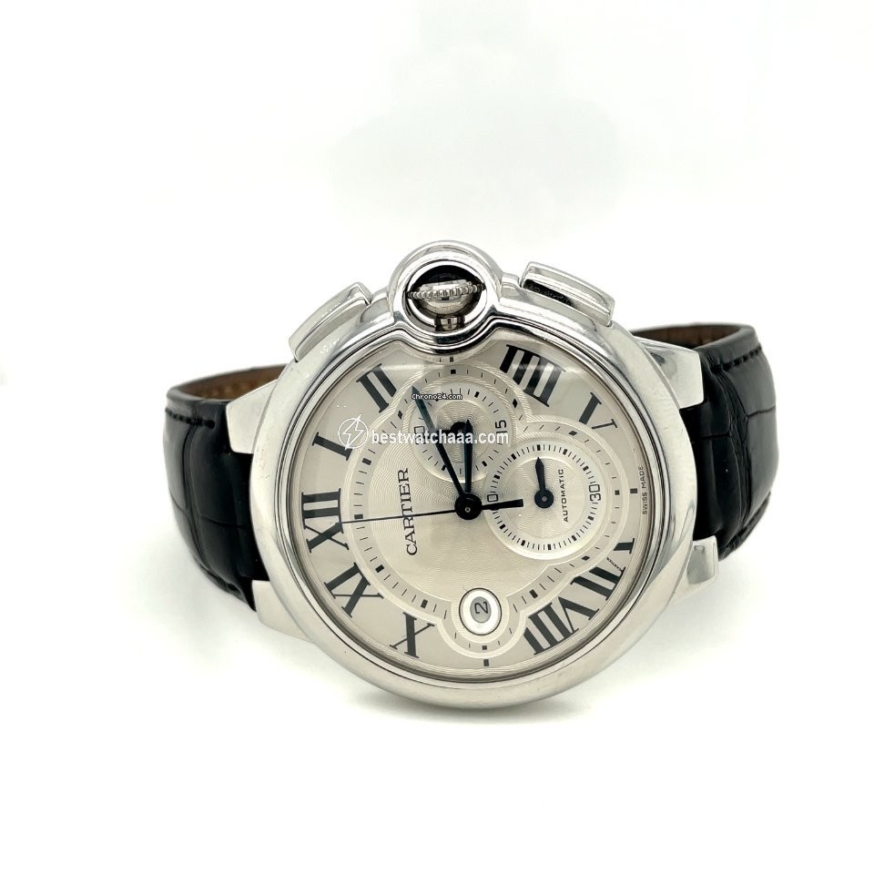 Cartier Ballon Bleu 44mm Mens watch Unisex Automatic Steel W6920003