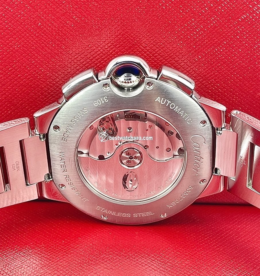 Cartier Ballon Bleu 44mm Mens watch Unisex Automatic Steel W6920025 - gallery