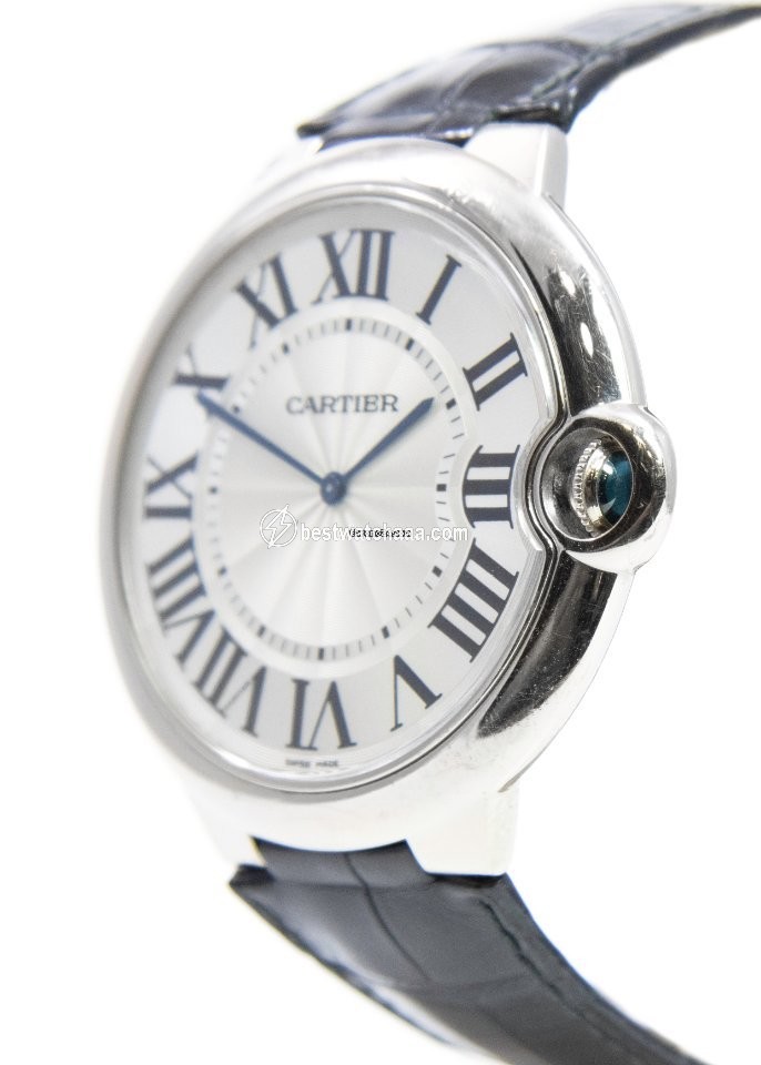 Cartier Ballon Bleu 44mm Mens watch Unisex Manual winding White gold W6920055 - gallery