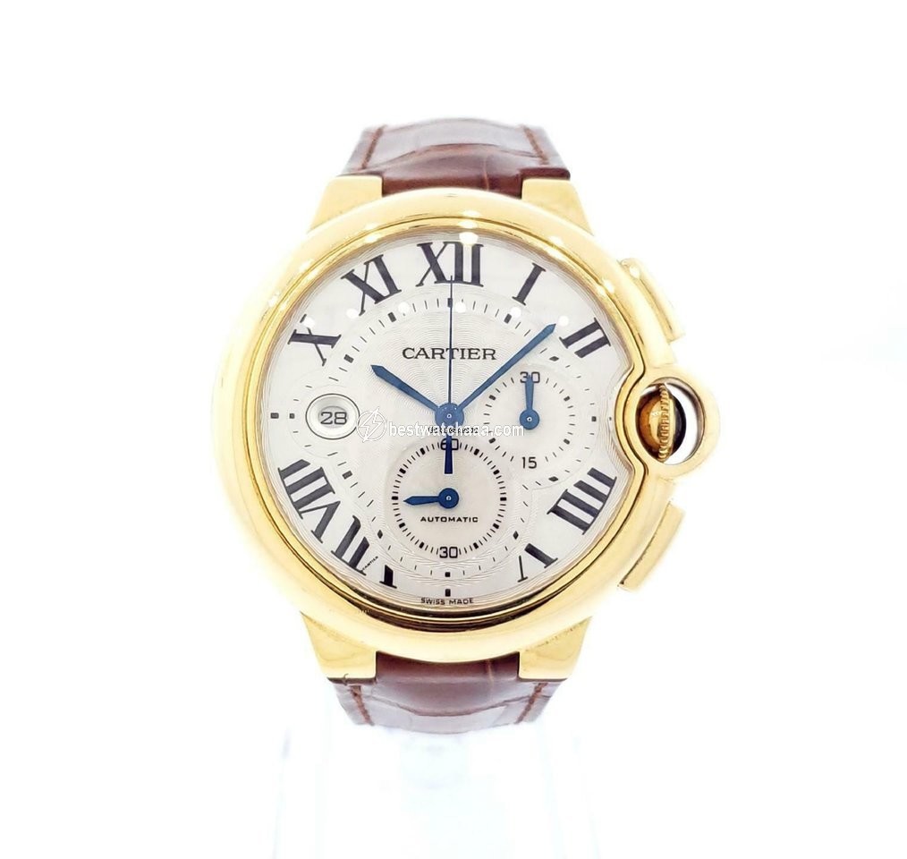 Cartier Ballon Bleu 44mm Mens watch Unisex Automatic Yellow gold W6920007