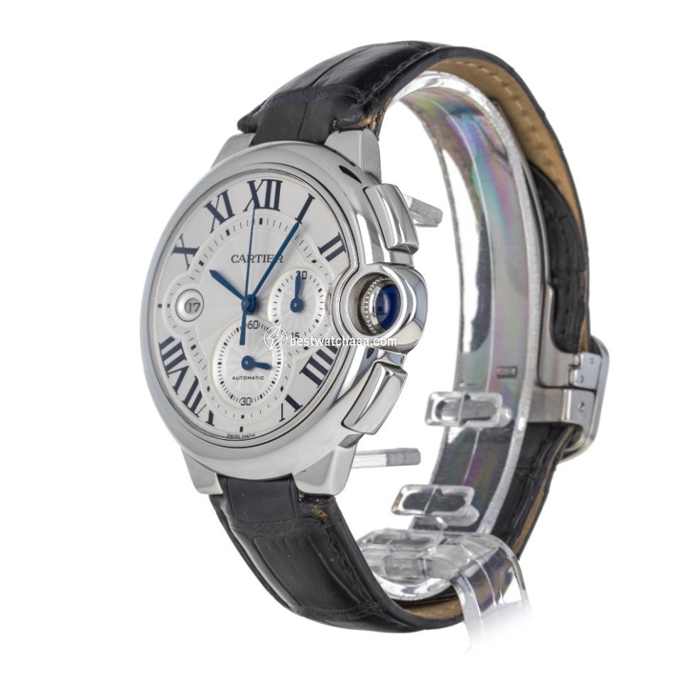 Cartier Ballon Bleu 44mm Mens watch Unisex Automatic Steel W6920003  3109 - gallery