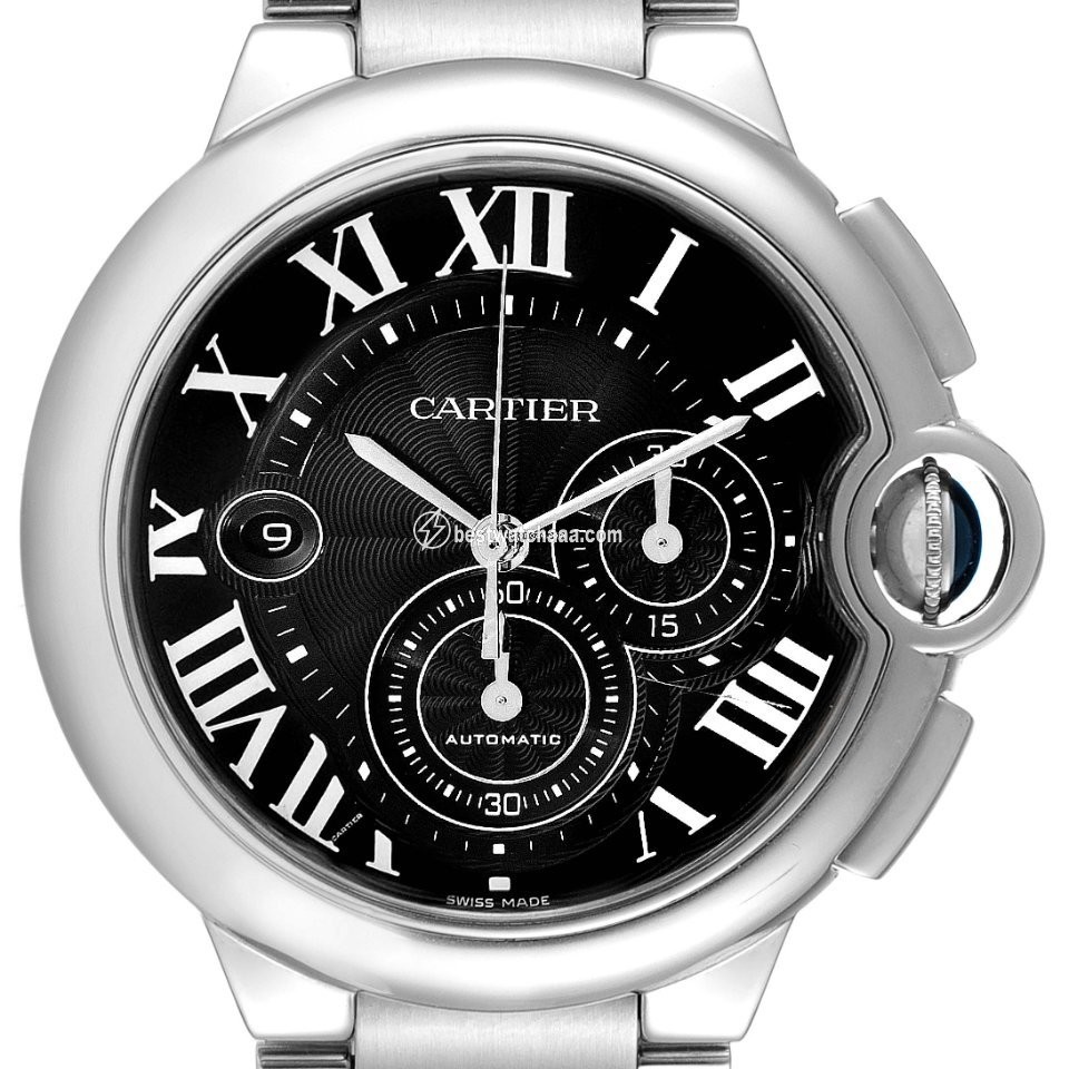 Cartier Ballon Bleu 44mm Mens watch Unisex Automatic Steel W6920077