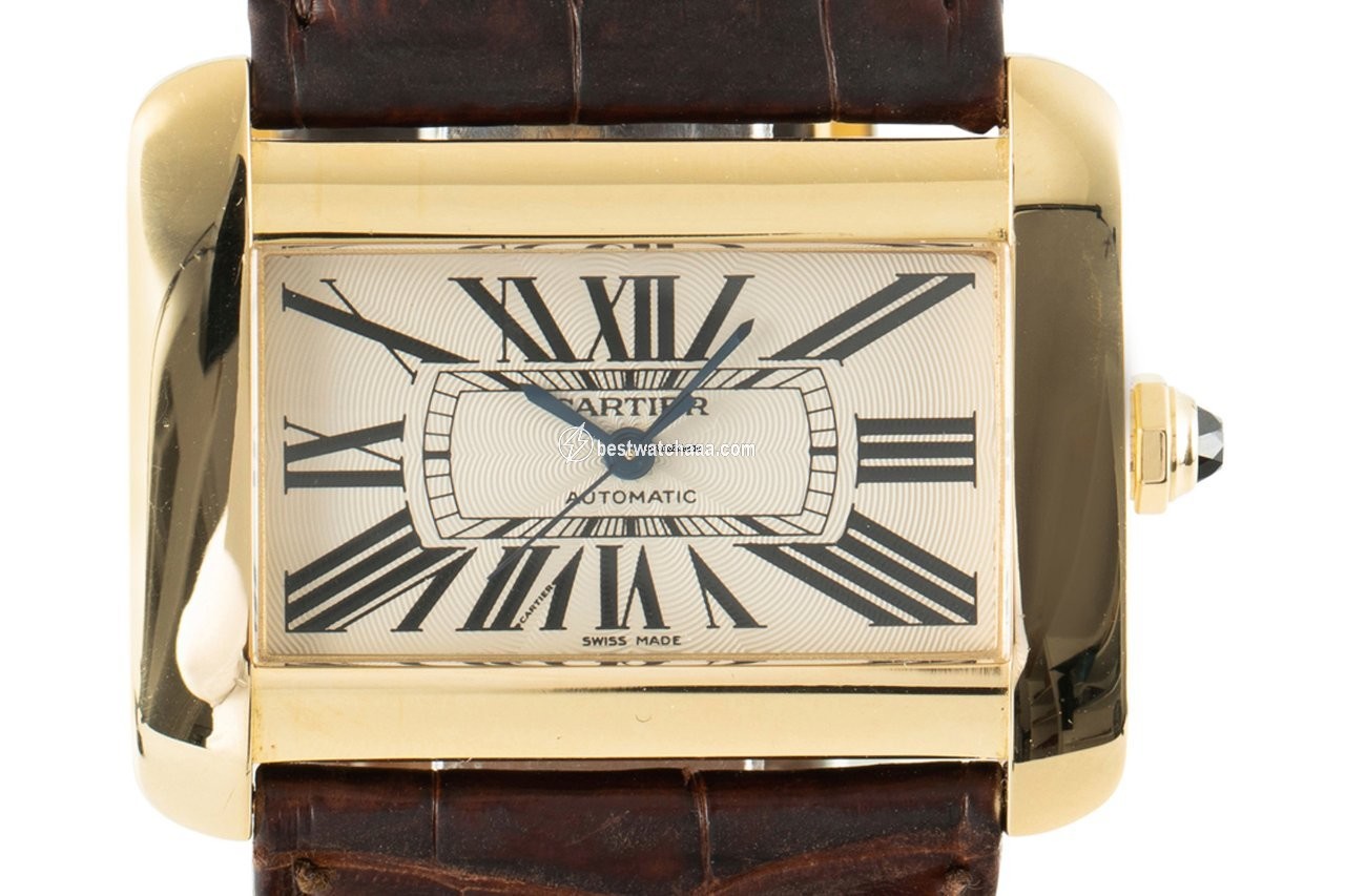 Cartier Tank Divan Mens watch Unisex Automatic Yellow gold 2603