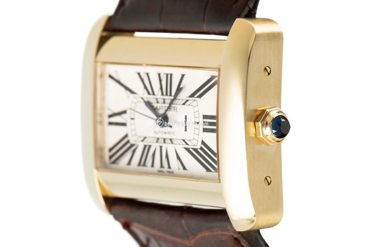 Cartier Tank Divan Mens watch Unisex Automatic Yellow gold 2603 - gallery