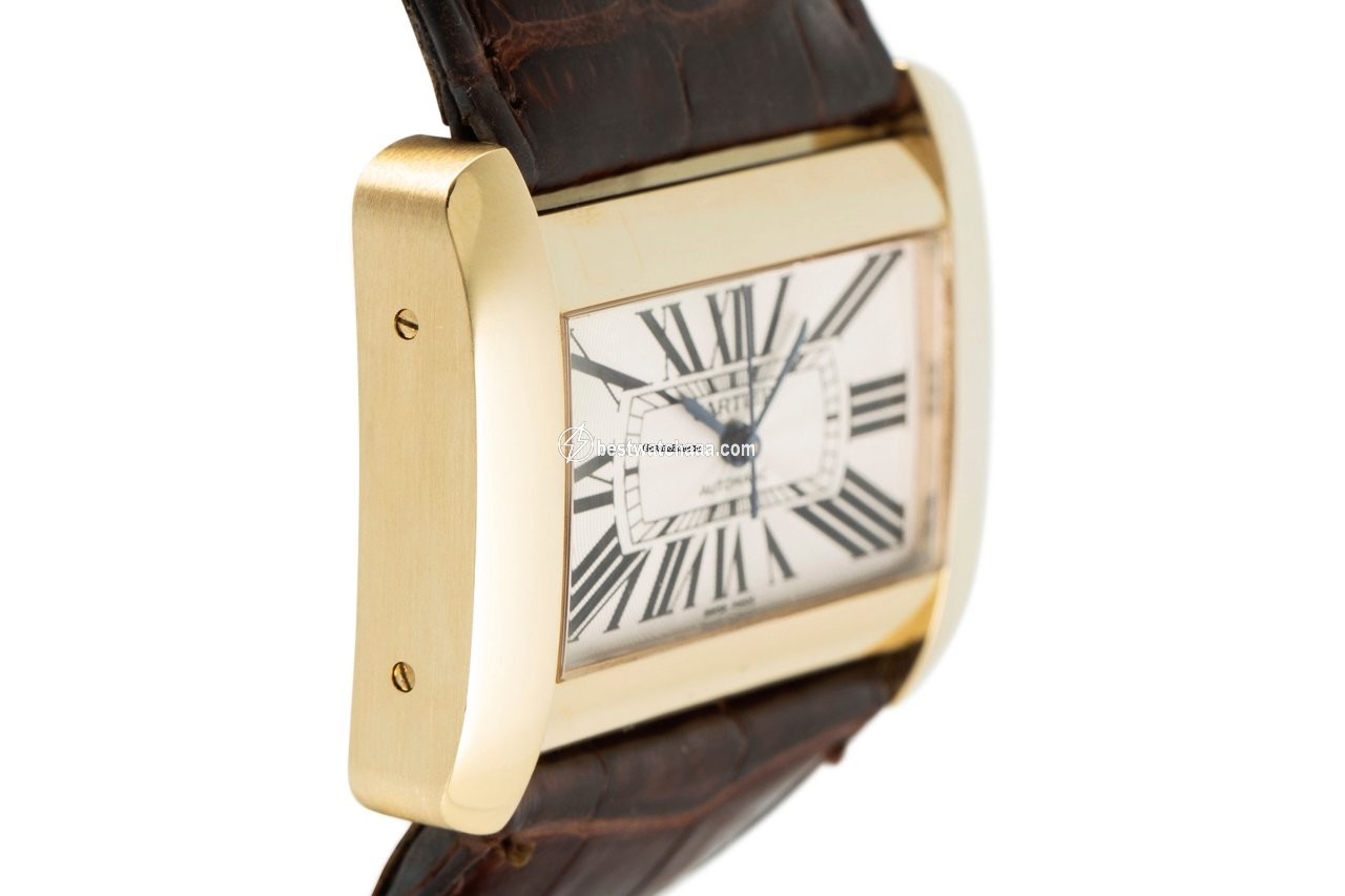 Cartier Tank Divan Mens watch Unisex Automatic Yellow gold 2603 - gallery