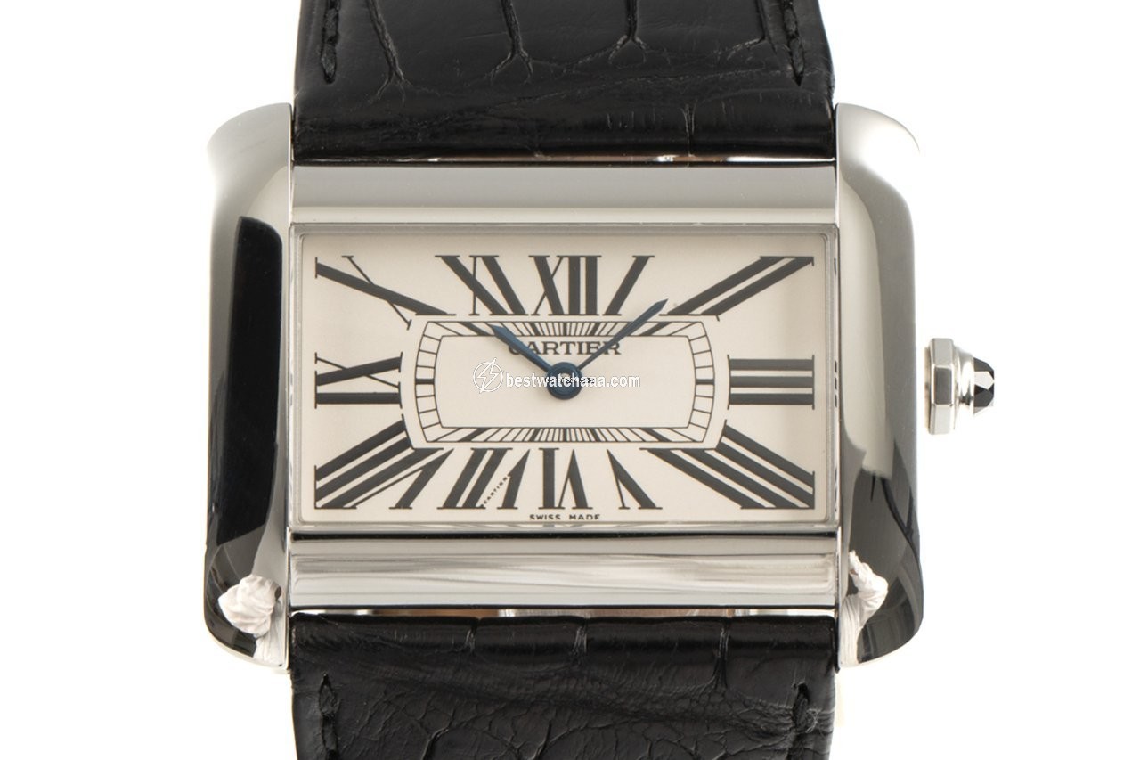 Cartier Tank Divan Mens watch Unisex Quartz Steel 2600