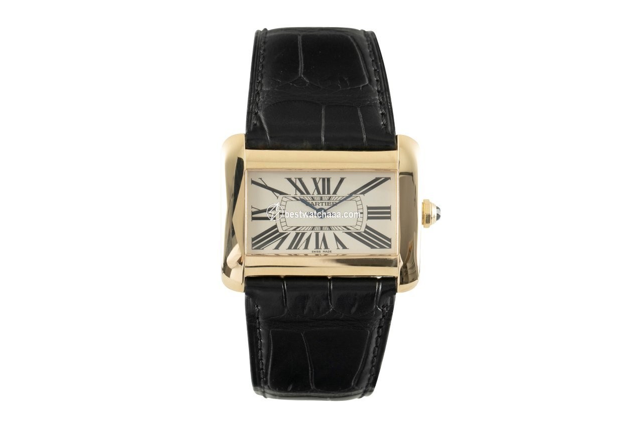 Cartier Tank Divan Womens watch Quartz Yellow gold 2602 - gallery