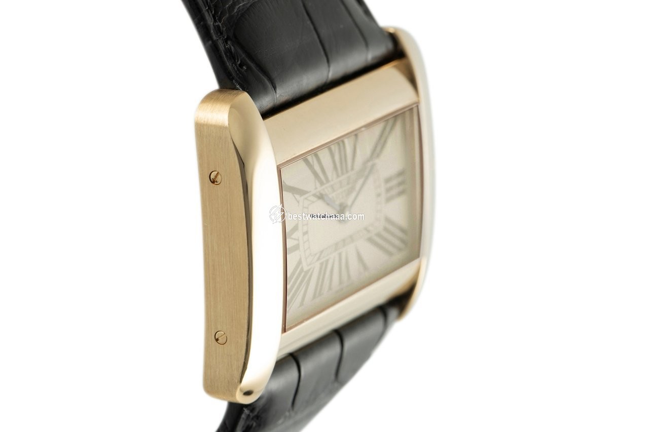 Cartier Tank Divan Womens watch Quartz Yellow gold 2602 - gallery