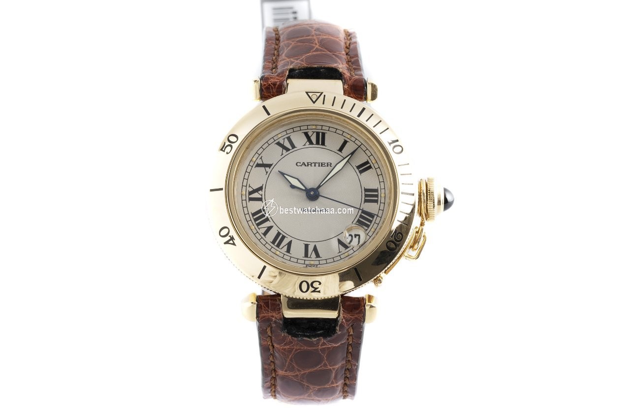 Cartier Pasha C Mens watch Unisex Automatic Yellow gold 1035 - gallery