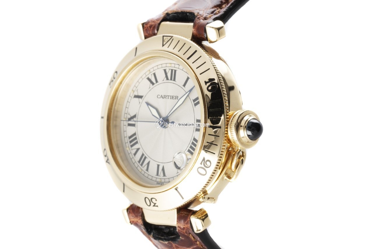 Cartier Pasha C Mens watch Unisex Automatic Yellow gold 1035 - gallery