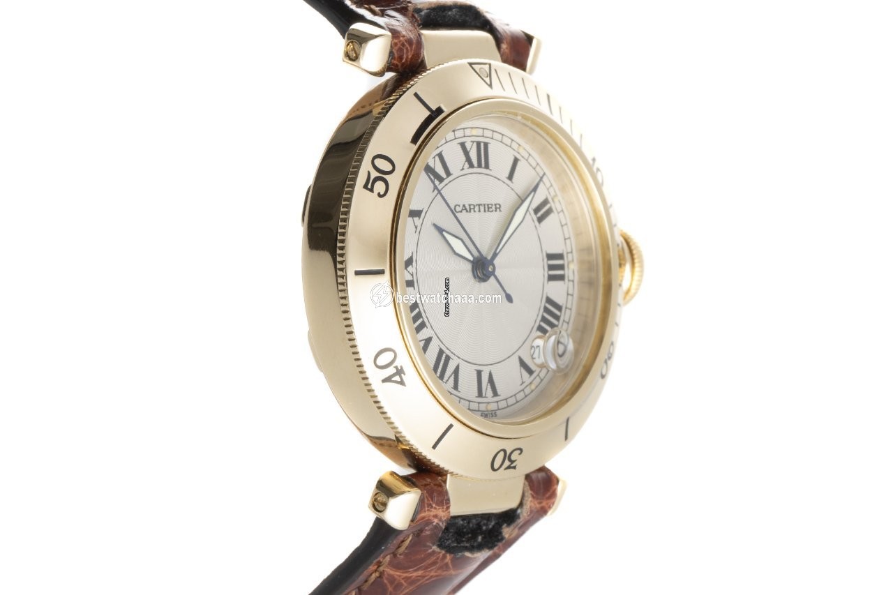 Cartier Pasha C Mens watch Unisex Automatic Yellow gold 1035 - gallery