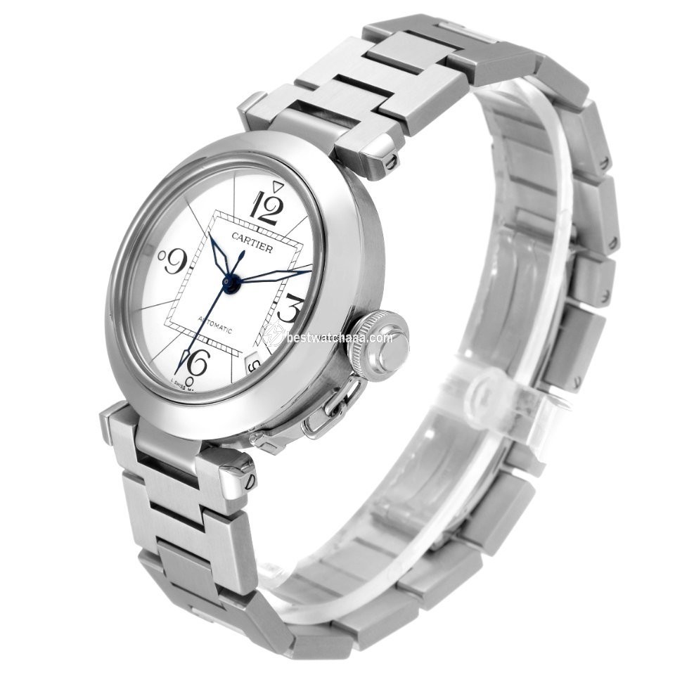 Cartier Pasha C Mens watch Unisex Automatic Steel W31074M7 - gallery