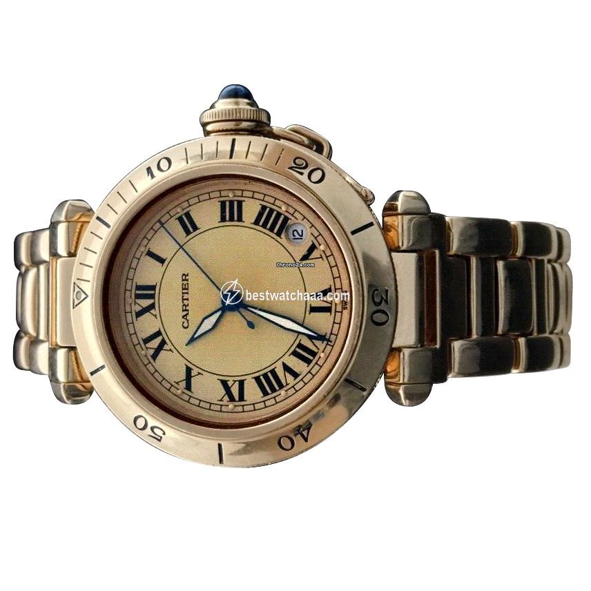 Cartier Pasha C Mens watch Unisex Automatic Yellow gold 1035 1