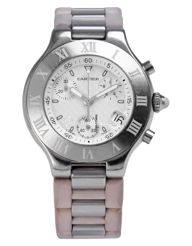 Cartier 21 Chronoscaph Mens watch Unisex Quartz Steel W10184U2 2424 - gallery
