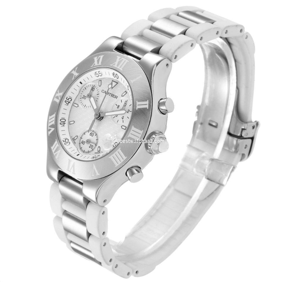 Cartier 21 Chronoscaph Mens watch Unisex Quartz Steel W10184U2 - gallery