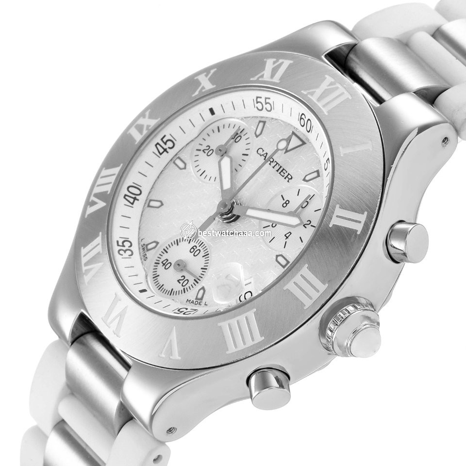 Cartier 21 Chronoscaph Mens watch Unisex Quartz Steel W10184U2 - gallery