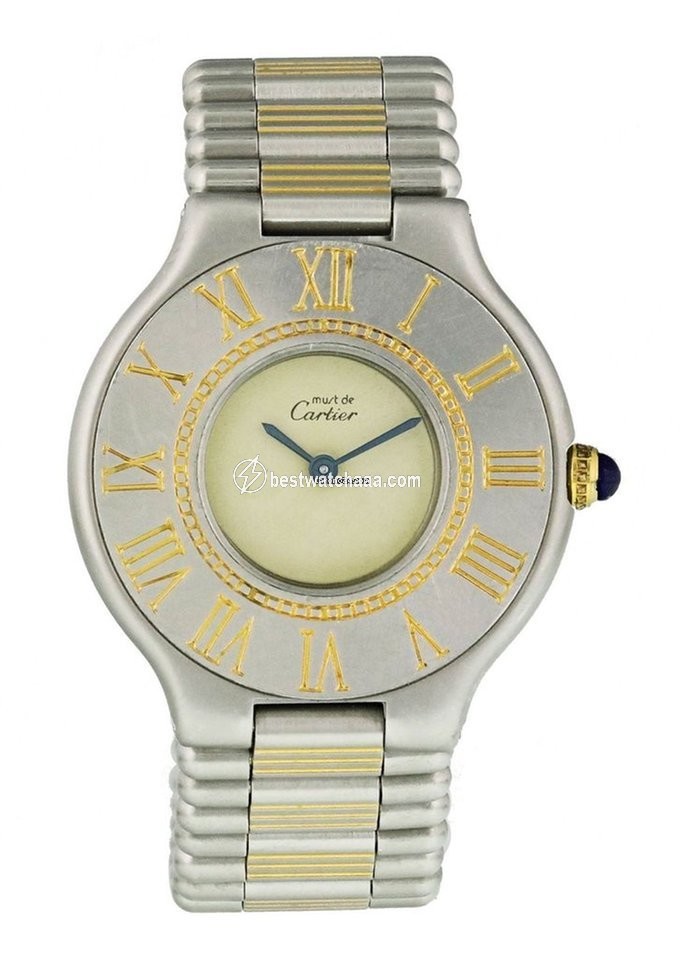 Cartier 21 Must de Cartier Womens watch Quartz Steel 1340 - gallery