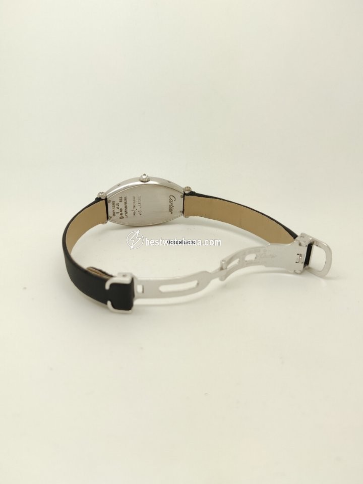 Cartier Tonneau Womens watch Manual winding White gold 2711 - gallery