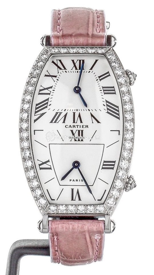 Cartier Tonneau Womens watch Quartz White gold 2459