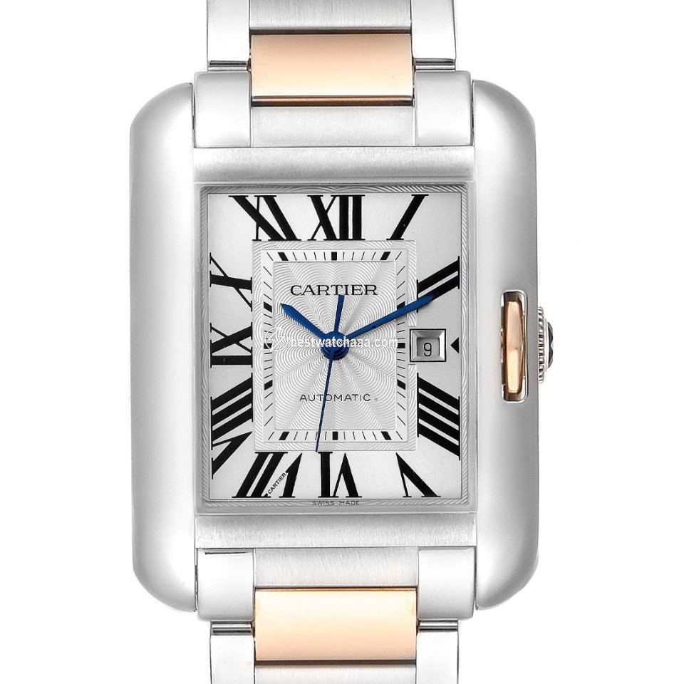 Cartier Tank Anglaise Mens watch Unisex Automatic Gold Steel W5310007