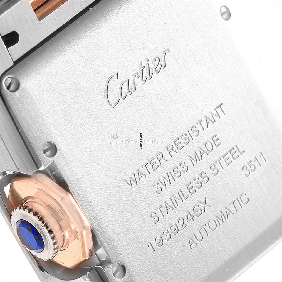 Cartier Tank Anglaise Mens watch Unisex Automatic Gold Steel W5310007 - gallery
