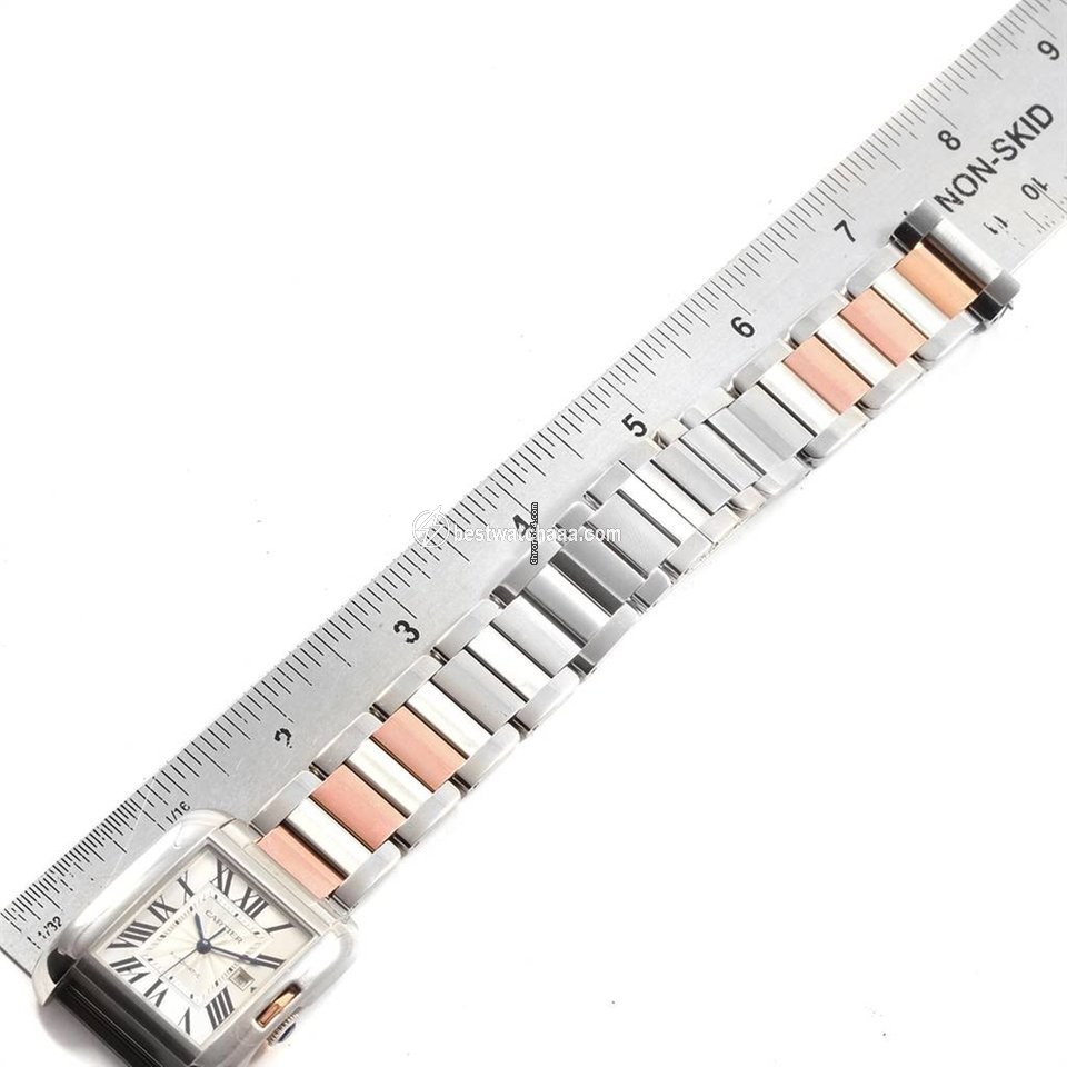 Cartier Tank Anglaise Mens watch Unisex Automatic Gold Steel W5310007 - gallery