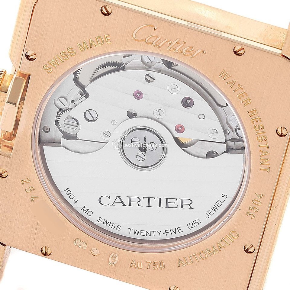 Cartier Tank Anglaise Mens watch Unisex Automatic Rose gold WT100021 - gallery
