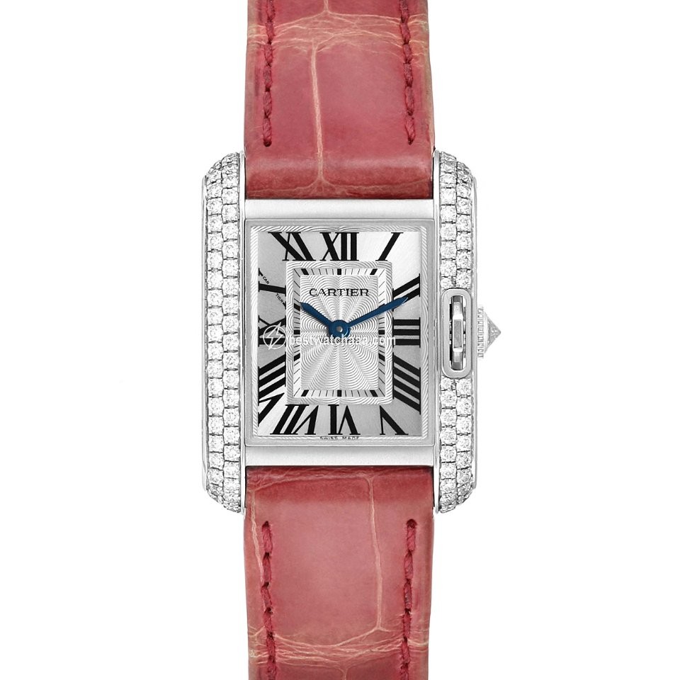 Cartier Tank Anglaise Womens watch Quartz White gold WT100015 - gallery