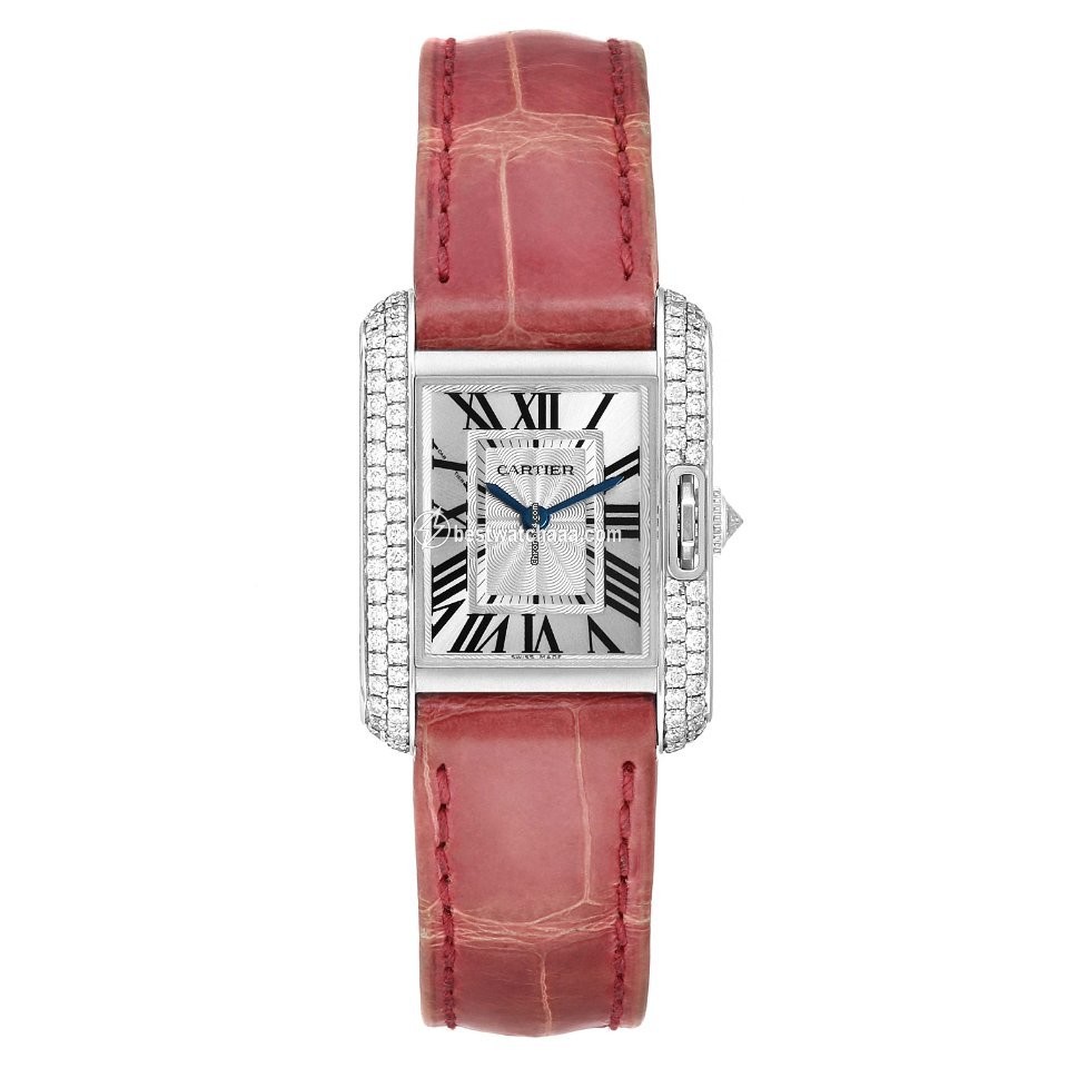 Cartier Tank Anglaise Womens watch Quartz White gold WT100015 - gallery