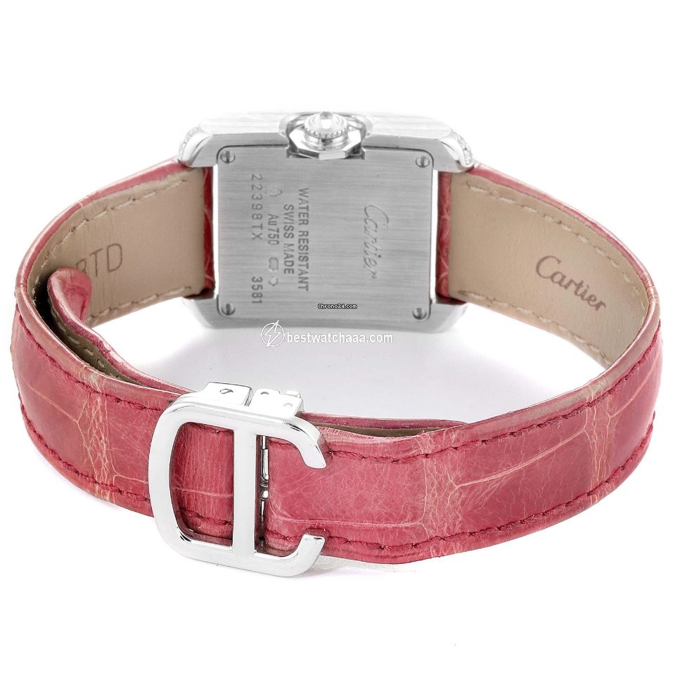 Cartier Tank Anglaise Womens watch Quartz White gold WT100015 - gallery