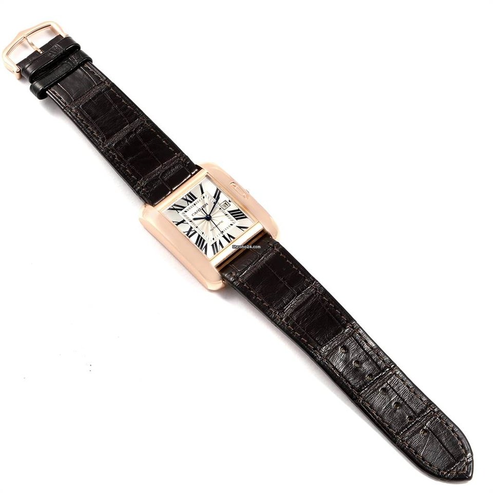 Cartier Tank Anglaise Womens watch Automatic Rose gold W5310005 - gallery