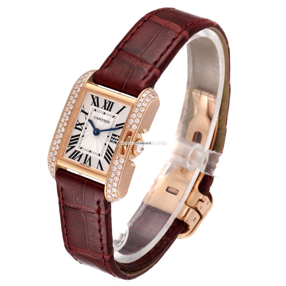 Cartier Tank Anglaise Womens watch Quartz Rose gold WT100013 - gallery