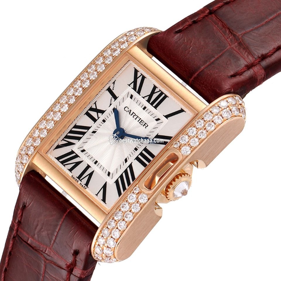 Cartier Tank Anglaise Womens watch Quartz Rose gold WT100013 - gallery