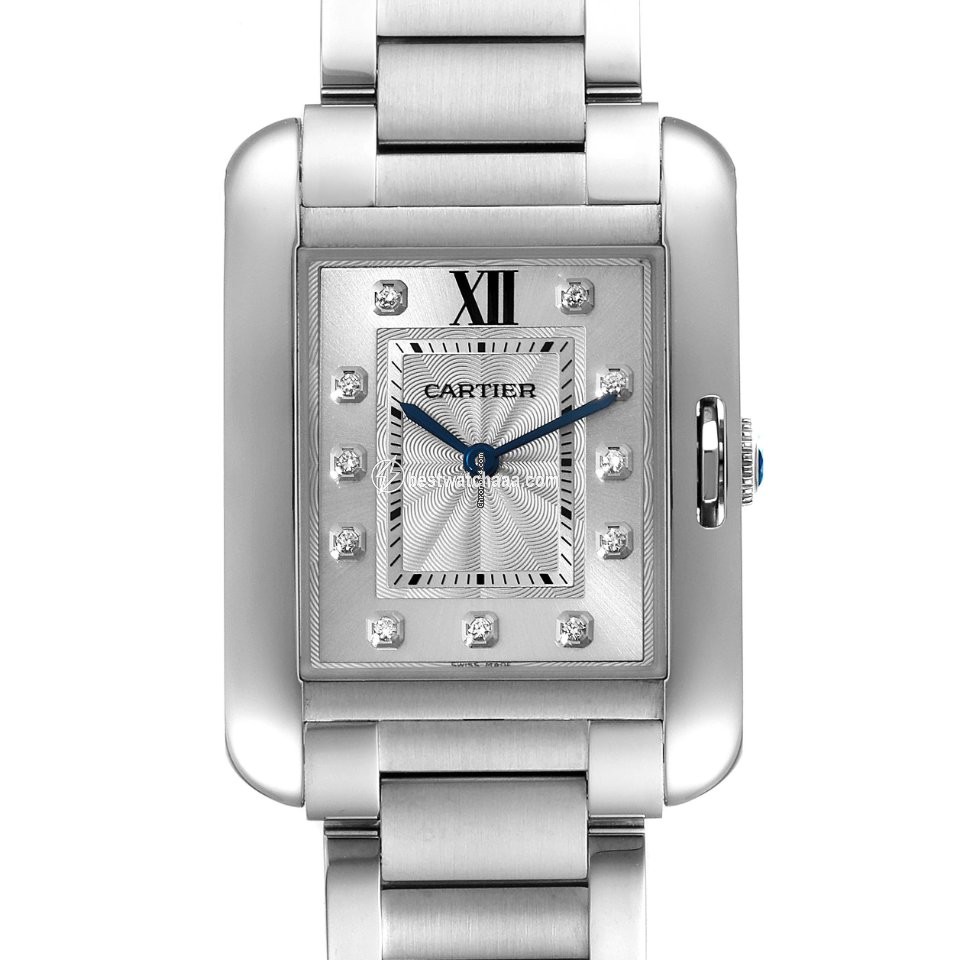 Cartier Tank Anglaise Womens watch Quartz Steel W4TA0004