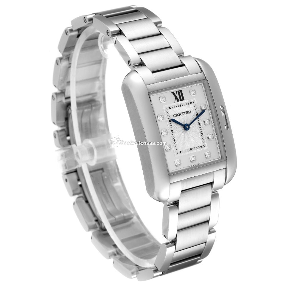 Cartier Tank Anglaise Womens watch Quartz Steel W4TA0004 - gallery