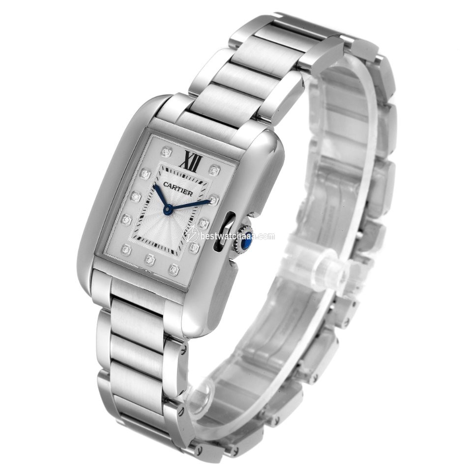 Cartier Tank Anglaise Womens watch Quartz Steel W4TA0004 - gallery