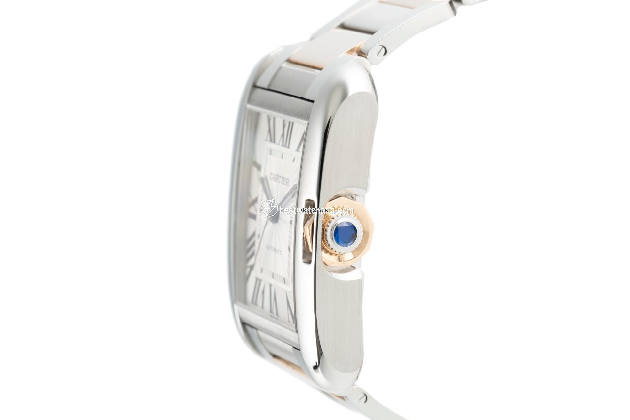 Cartier Tank Anglaise Mens watch Unisex Automatic Gold Steel 3507 - gallery