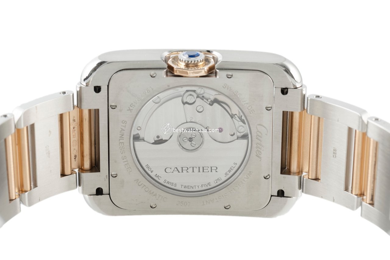 Cartier Tank Anglaise Mens watch Unisex Automatic Gold Steel 3507 - gallery
