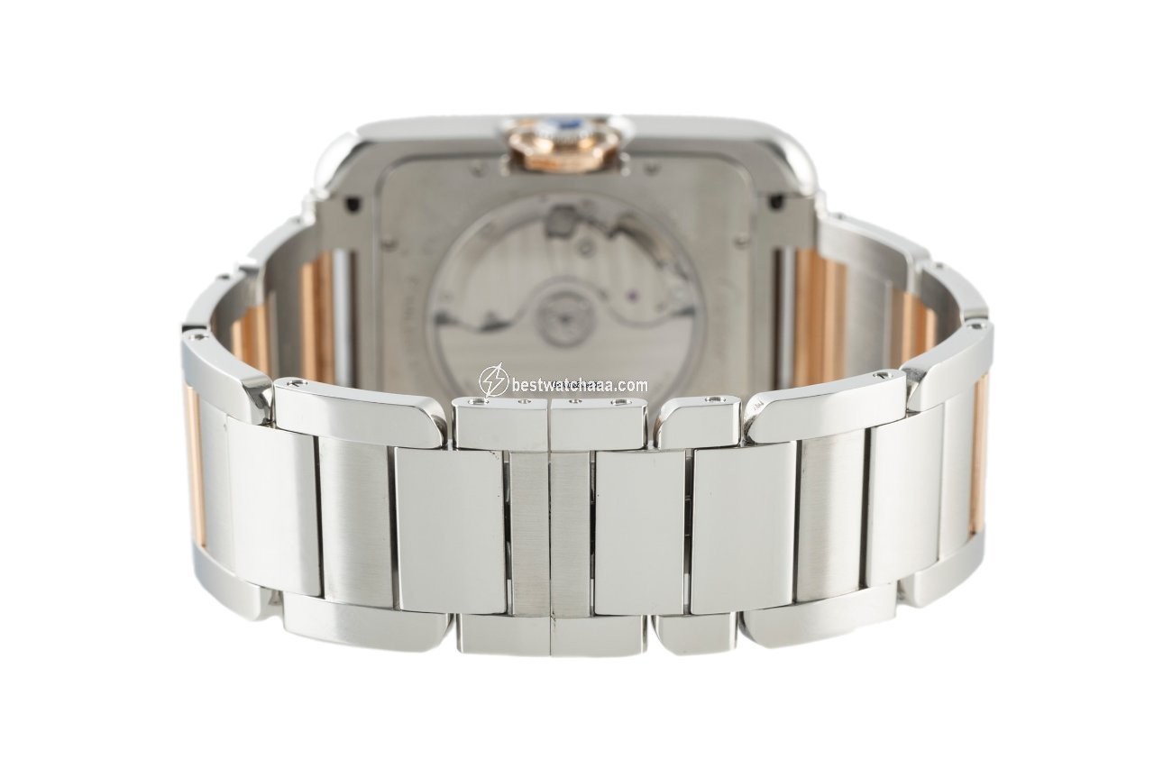Cartier Tank Anglaise Mens watch Unisex Automatic Gold Steel 3507 - gallery
