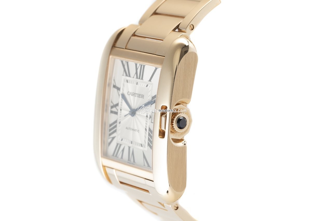 Cartier Tank Anglaise Mens watch Unisex Automatic Red gold 3504 - gallery
